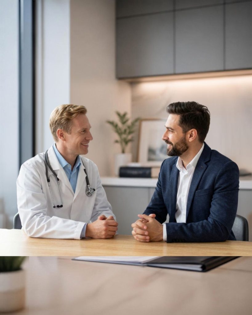 Expert-comptable médecin accompagnant un médecin libéral sur sa fiscalité et son patrimoine, bassin Cannes-Grasse